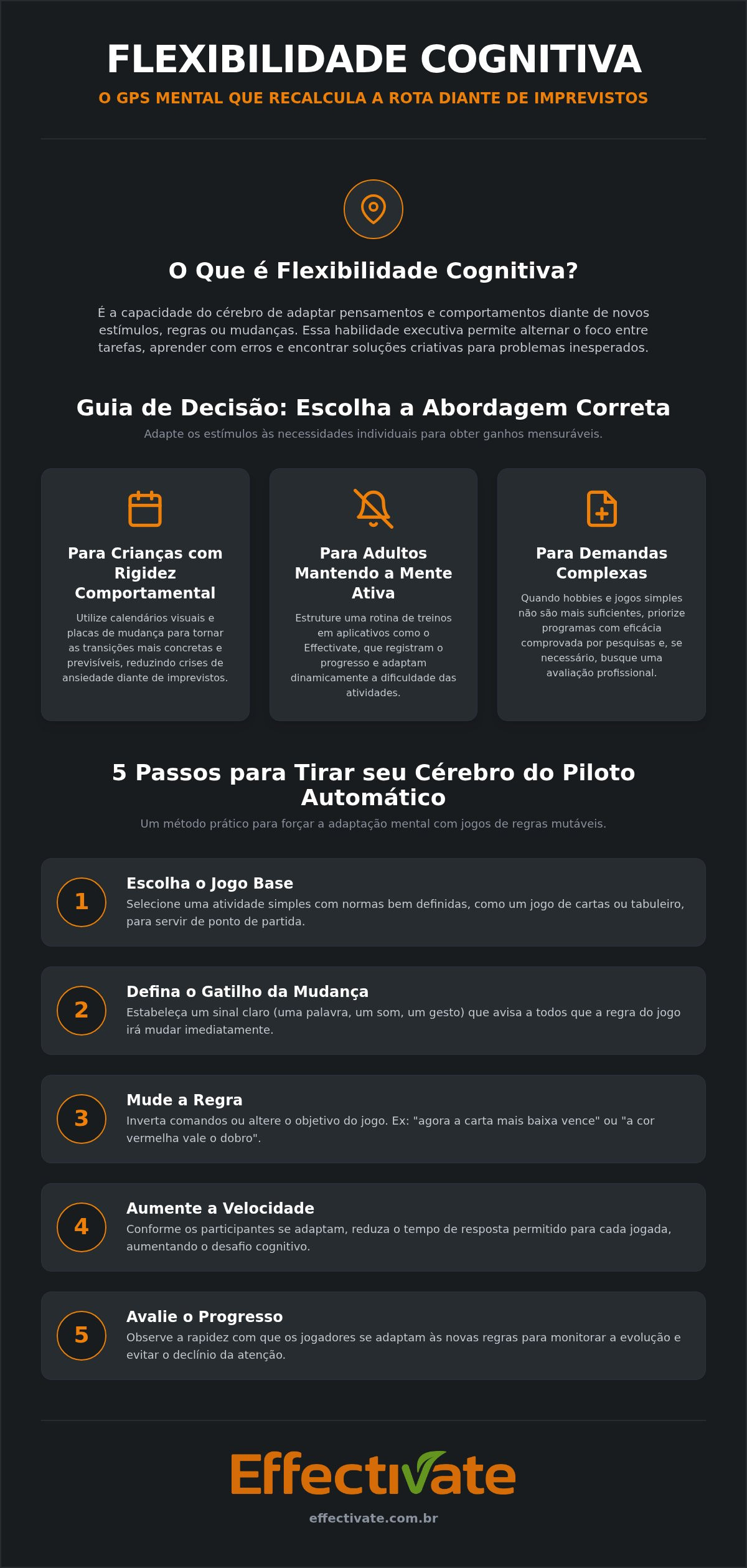 Atividades para flexibilidade cognitiva